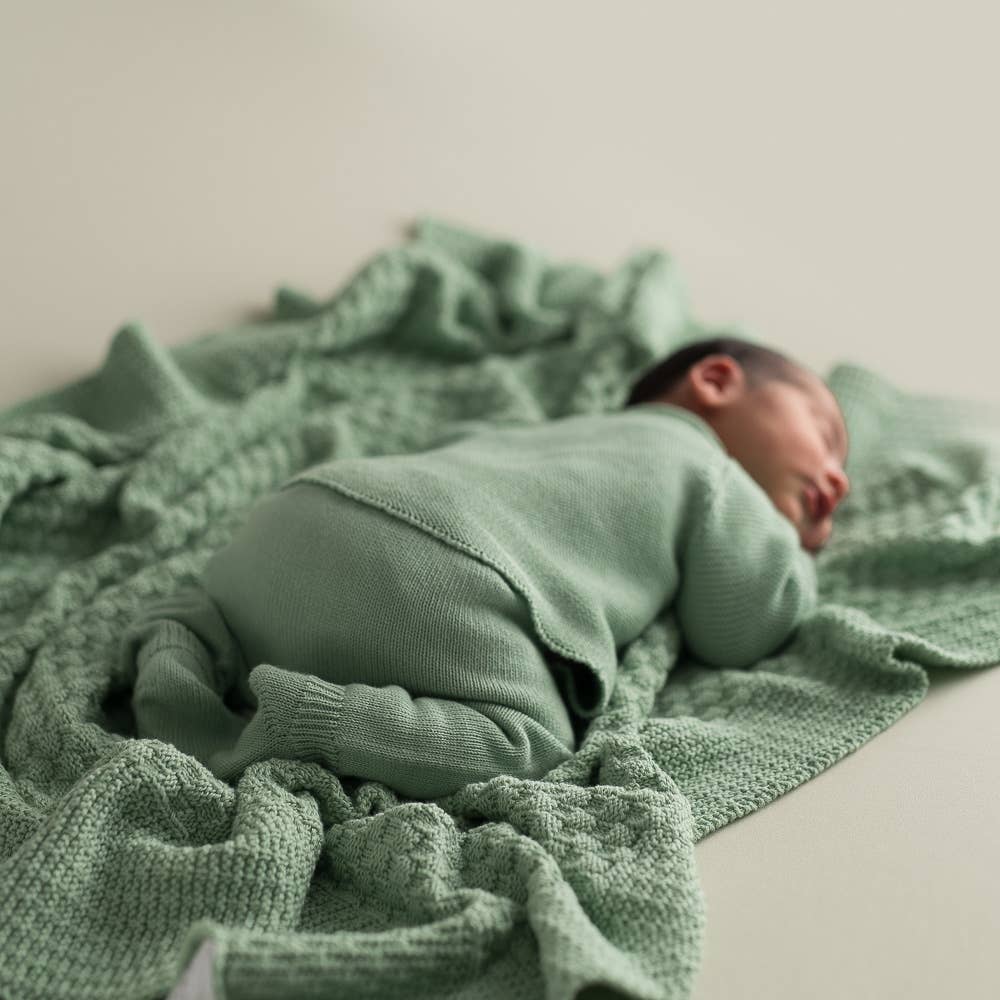 Collegamenti pacco neonato verde tenue: 3-6 mesi