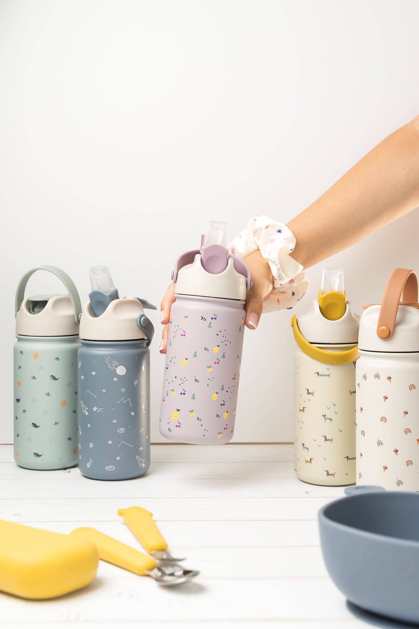 Bottiglia isolata in acciaio inossidabile per bambini: Fruttato