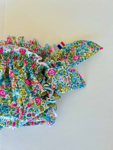 Costume da bagno Liberty rosa Emma e Georgina: Taglia 1 = 3 mesi/ 3 anni