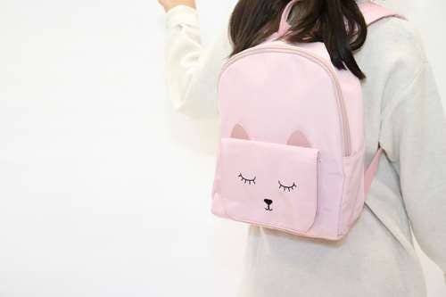 Zaino Mina per bambini in età prescolare per il rientro a scuola - Rosa