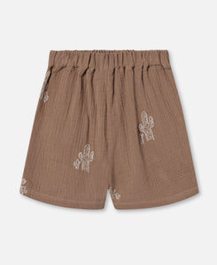 HELLO SHORTS - CORTECCIA DI PINO CACTUS AOP: 3Y/98
