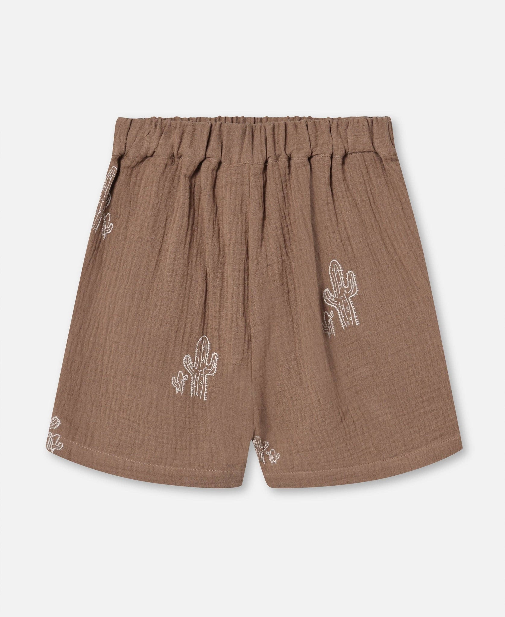 HELLO SHORTS - CORTECCIA DI PINO CACTUS AOP: 4Y/104