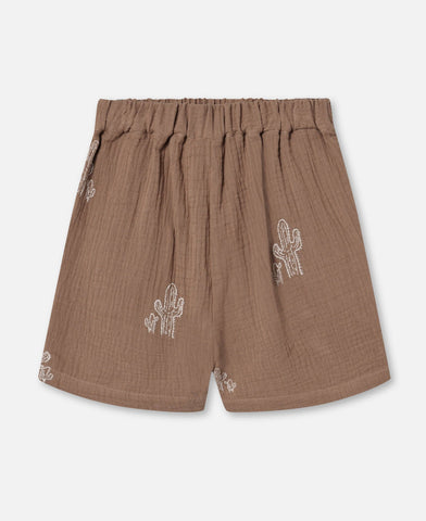 HELLO SHORTS - CORTECCIA DI PINO CACTUS AOP: 18M/86