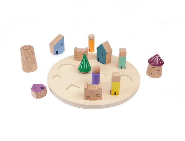 PUZZLE 3D VILLAGE/PUZZLE LACE CITTÀ MEDIEVALE 3D