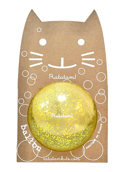 Palloncino glitterato collezione Bubble 15 cm: Ammaccatura