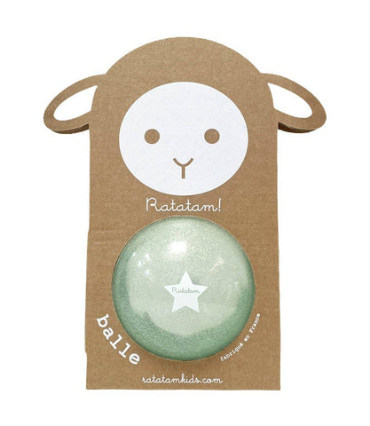 Palloncino piccolo glitterato blu pecora estivo 10 cm