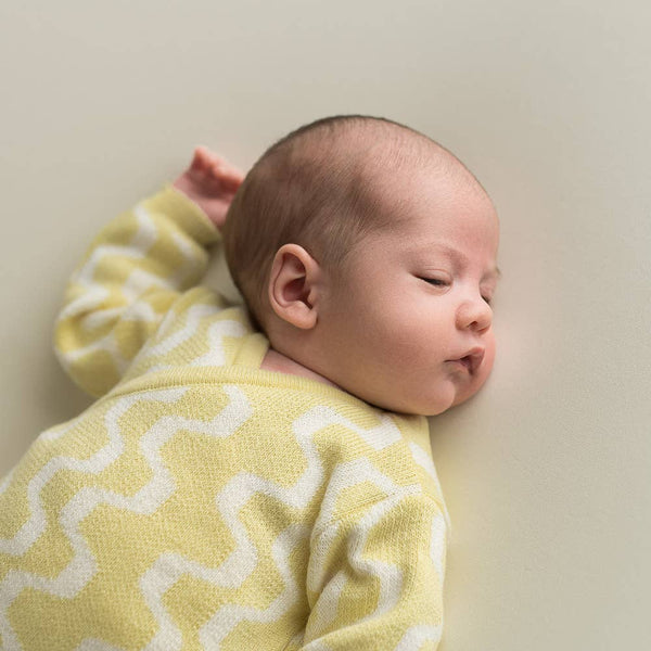 Pacco Neonato zigzag giallo tenue: 0 -1 mese (56 cm)