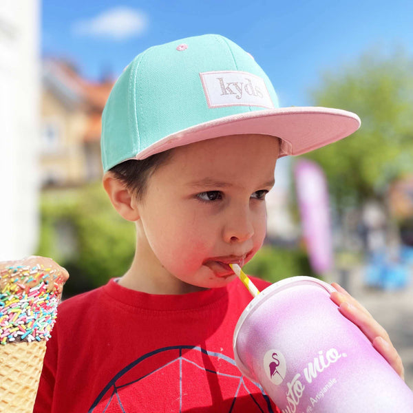 Cappello Snapback per bambini - Pure Bubble Gum: NEONATO (45-50 cm/1-3 anni)