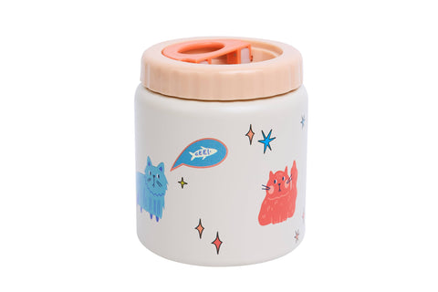 Barattolo termico per alimenti per bambini Meowtiful Cats 500ml
