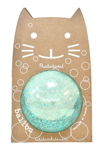 Palloncino glitterato collezione Bubble 15 cm: Ammaccatura