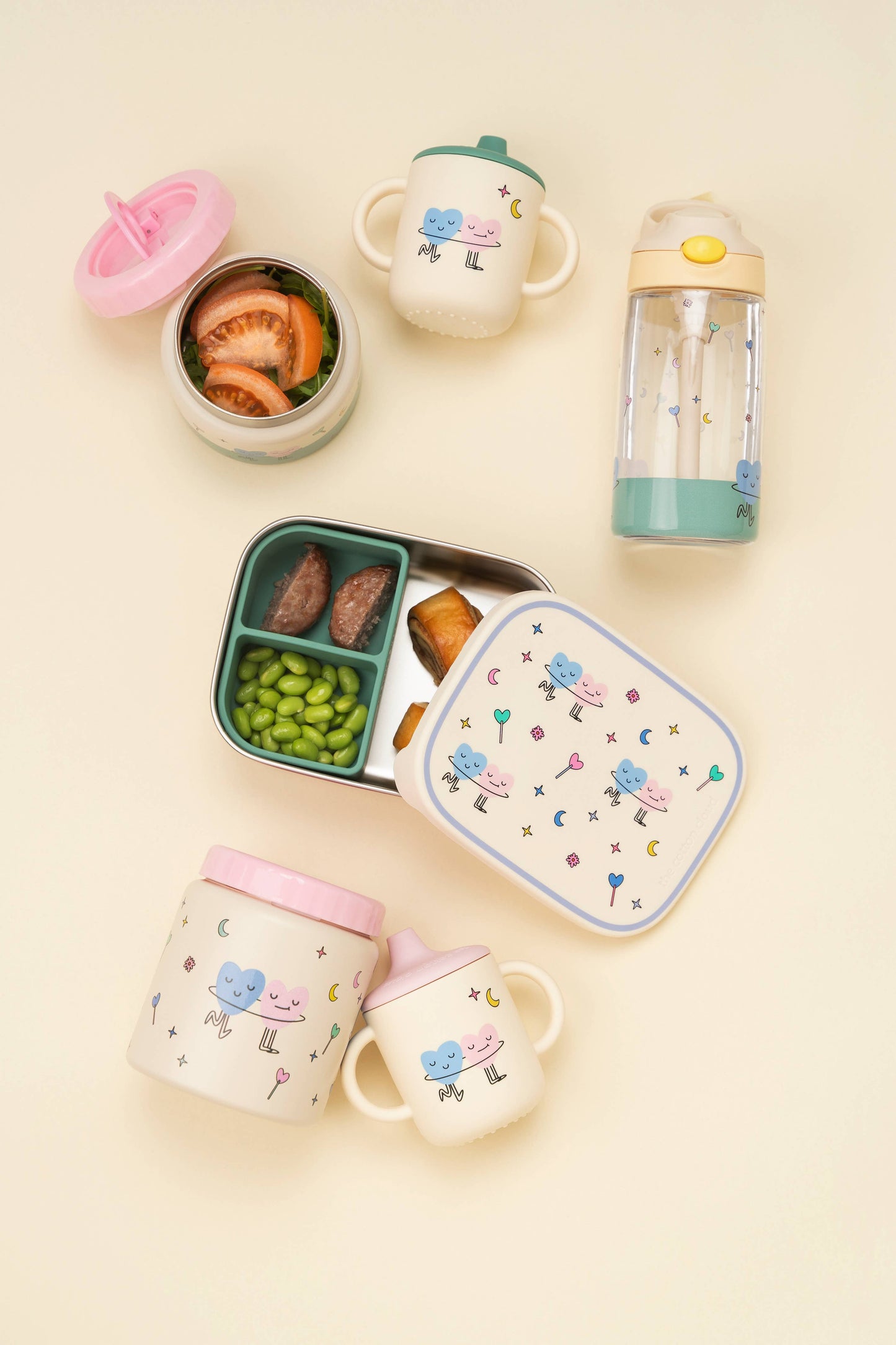 Barattolo termico per alimenti per bambini Dancing Hearts 500ml