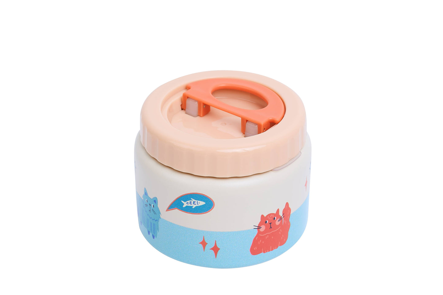 Barattolo termico per alimenti per bambini Meowtiful Cats 350ml