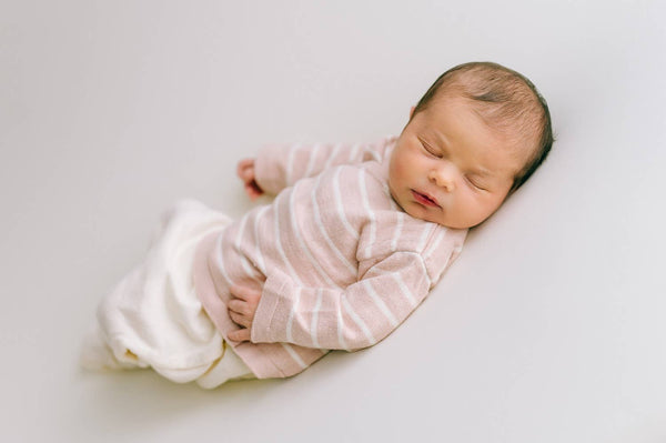 Newborn Pack a righe rosa: 0 -1 mese (56 cm)