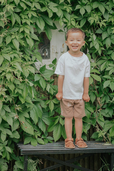 HELLO SHORTS - CORTECCIA DI PINO CACTUS AOP: 2Y/92