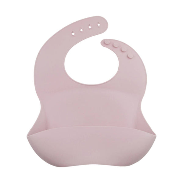 Bavaglino in silicone setoso con tasca 
: Arrossire