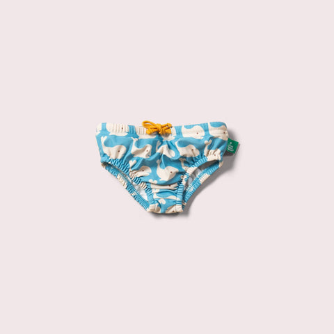 Pannolino da nuoto riutilizzabile Blue Whales: Balene Azzurre / 00-06