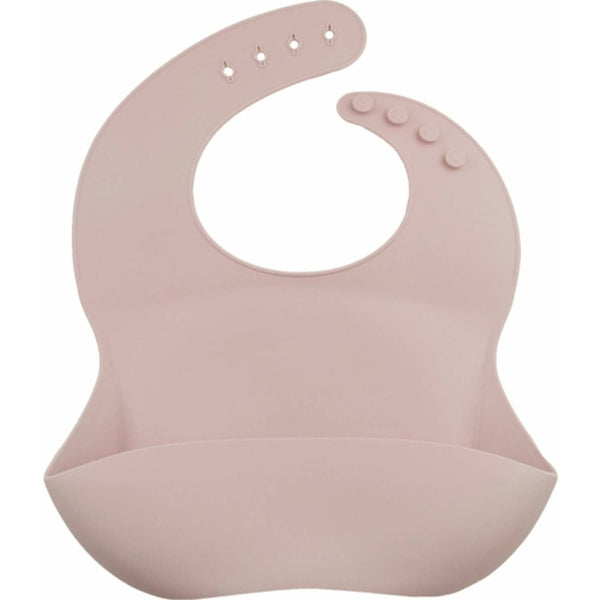 Bavaglino in silicone setoso con tasca 
: Arrossire