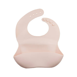 Bavaglino in silicone setoso con tasca 
: Arrossire