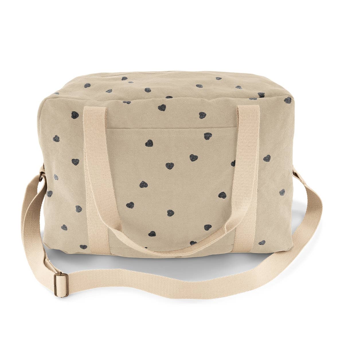 BORSA PER PANNOLINI - BORSA DA WEEKEND RAPHAEL SAND: SABBIA / CUORE / L22*W42*H28